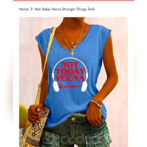 Stranger things tank size large excellent condition